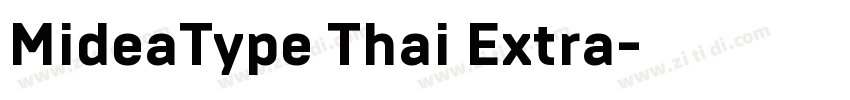 MideaType Thai Extra字体转换 MideaType Thai Extra字体转换